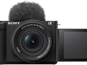 Sony Alpha ZVE10 II - APS-C Interchangeable Lens Mirrorless Content Creators’ Camera - Black - with Lens