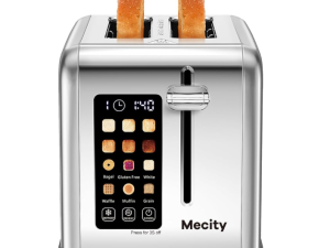 Mecity 2 Slice Toaster Touch Screen 1.5" Wide Slot